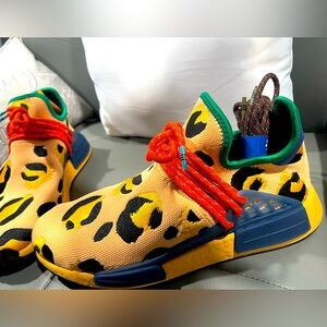 Adidas NMD Hu Pharrell Animal Print Leopard Pulse Amber